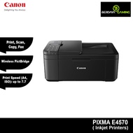 CANON PIXMA E4570 WIRELESS ALL IN ONE PRINTER - BLACK