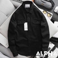 Sơ mi nam kaki 2 túi GEN ALPHA  chất vải kaki dày dặn form slimfit thoáng mát GEN094