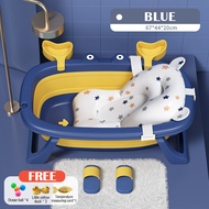 【Ready Stock】Baby Shower Bath Tub Foldable Baby Tubs Mandi Baby Basin Bath Mandi Bayi Foldable Baby 
