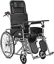 Fashionable Simplicity Self Propelled Wheelchair Lightweight Foldable Disabled Walker Attendant-Propelled Transit Travel Chair Removable Footrests with Handbrakes