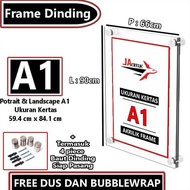 ACRYLIC WALL FRAME FRAME/ A1 Premium Acrylic POSTER DISPLAY/