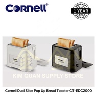 Cornell Dual Slice Pop Up Bread Toaster CT-EDC2000 [One Year Warranty]