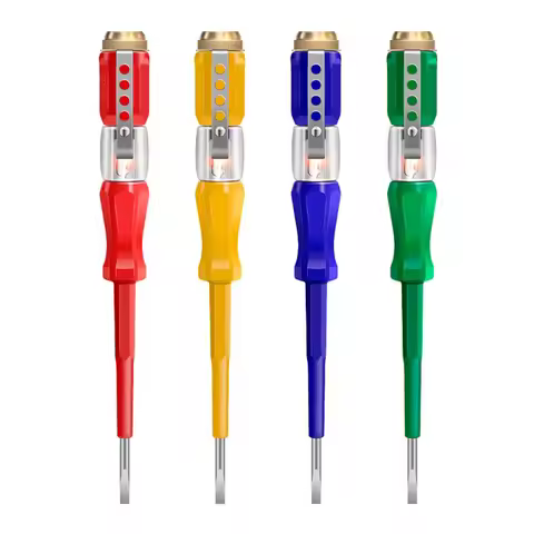 B07 Electrical Tester Pen Voltage Indicator Test Pencil Tester Screwdriver 100-500V Neon Bulb Non-co