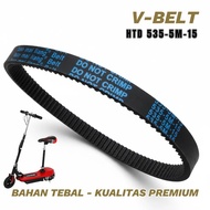V-Belt E-Scooter HTD 535-5M-15 New Super Thick Strong Durable 535mm 5mm 15mm