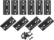 QUARKZMAN Pack of 24 51 x 25 x 1.2 mm Hinges Folding Door Hinges Non-Mortar Silent Folding Door Hing