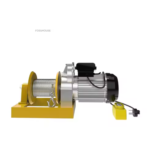 Mini Electric Winch Household Lifting Cranes 220V Small Winch for Industrial Hoisting Equipment Mult