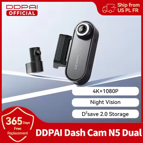 DDPAI Dash Cam N5 Dual Front and Rear 4K Ultra HD Resolution Dash Camera NightVIS ADAS GPS Auto reco