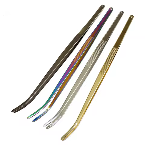 30cm Cocktail Garnish Tongs Cocktail Tweezers Bar Tweezers Kitchen Seafood Tongs Kitchen Accessories
