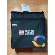 Marker alcohol deli 40 color Black