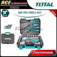 [ TOTAL ] 100 Pcs Mechanic Tools / Tools Automotive Tools Set - THKTHP21006