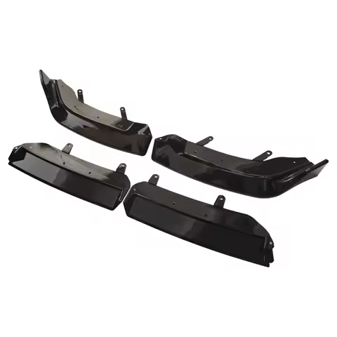 3pcs Front Spoiler Lip Lower Splitter For BMW 5 Series I5 G60 G61 M Sport 2024-2025
