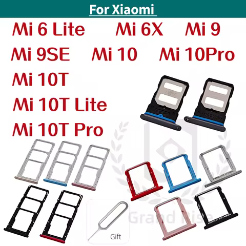 1 Pcs SIM Card Tray For XIAOMI Mi 6 Lite Mi 6X Mi 9 Mi 9SE Mi 10 Mi 10Pro Mi 10T Mi 10T Lite Mi 10T 