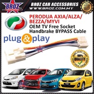 Perodua Axia / Bezza / Alza / Myvi ByPass Car DVD Video In Motion TV Free Socket