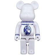 ~熊貓熊~全新 Bearbrick 400% Project 1/6 Centurion White 白色