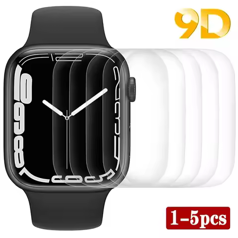 Screen Protector For Apple Watch 38 40 41 42 44 45mm Hydrogel Protective Film For Apple Watch 7 6 5 