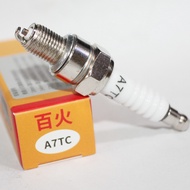 Hundred Sparks Plug A7TC Suitable for Fuxi Qiaoge CM CBT125 A6TC Generator Haomai GY6 Wildfire