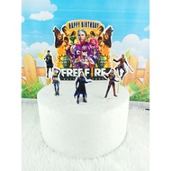 FREE FIRE cake topper FREE FIRE STYROFOAM cake decoration
