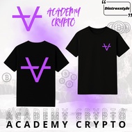 DistroxStyle - Academy Crypto Distro Premium Cotton Combed 24s T-Shirt | Crypto Pira Academy T-Shirt