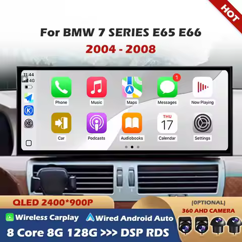 Android 15 for BMW 7 SERIES E65 E66 2004 - 2008 CCC System Carplay Car Video Multimedia Player WiFi