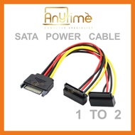 SATA power cable 1 to 2 SATA power cable one to two cable CONVERTER 5 Pin Sata Power Sata 1 To 2 ssd