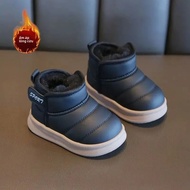 Ấm Áp Chống Thấm Nước Cho Bé Cotton Ủng Mùa Đông Boot Cổ Ngắn Cho Bé Trai Và Bé Gái Tập Đi Giày AE C