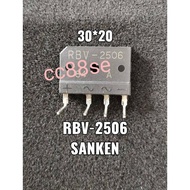 RBV-2506 RBV2506 2506 BRIDGE RECTIFIER BRIDGE DIODE SANKEN 30 * 20