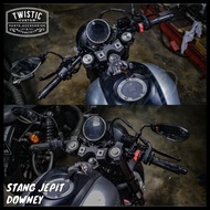 Motorcycle Clip Handlebar CAFE RACER SCORPIO TIGER BYSON BENELLI USD W175 R25