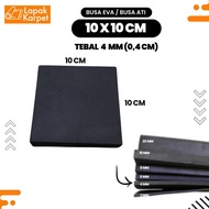 Eva Foam Heart Foam/ Eva Sponge/ Eva Foam/ Size 10x10 cm Thickness 0.4 cm (4 mm) Multipurpose Liver 