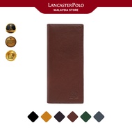 Lancaster Polo Men's Top Grain Leather Bi-Fold RFID Protection Colourful Unisex Long Wallet - PWB 20