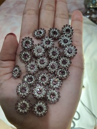 CANGKANG BUNGA 14MM= BESAR tapak perak / cangkang kembang / cangkang matahari