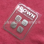 Shanghai Caitao Custom Label Hot Stamping T-Shirt logo Sticker Clothes logo Hot Stamping Non-Sense L