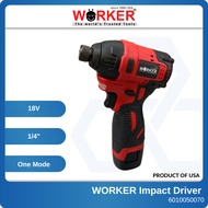 WORKER Cordless Hex Impact Driver Screwdrivers Drill One mode Heavy Duty