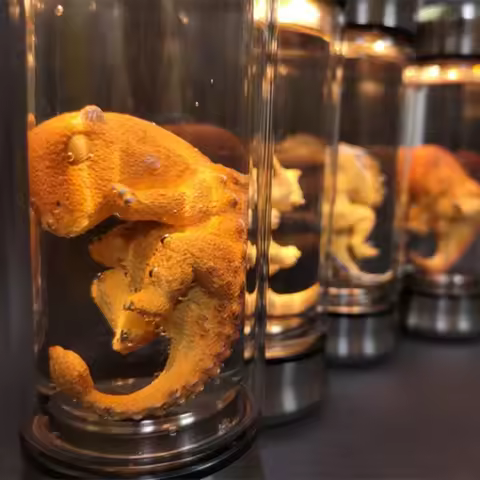 Jurassic Park Dinosaur Embryo Glow Jar Jurassic World Velociraptor Blue Embryo Jar Movie Prop Replic