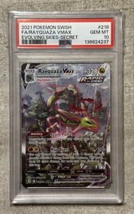 烈空坐 VMAX Rayquaza Evolving Skies HR #218 PSA10