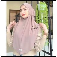 Instant hijab with premium jersey straps by jasmine tudung sarung jasmine tudung sarung instant tudu