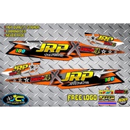 HONDA WAVE 100/110 JRP X DAENG SAI 4 DESIGN STOCK DECALS STICKER