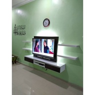 TV cabinet wall mount modern floating tv cabinet / kabinet tv moden gantung maximum 50 inch tv (2015152937)