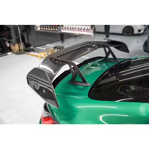 For BMW G87 M2 G80 M3 G22 G82 M4 AD Gen3 Style Dry Carbon Fiber Rear Trunk GT Wing Spoiler