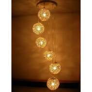 Bamboo Cloud Black Cloud Drop Light 12cm Cloud Light