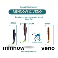 Kaidoku Phantom Minnow 8cm or 6cm killer soft plastic phantom veno