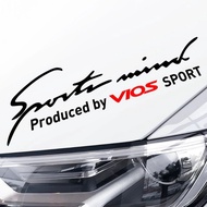 Stiker mobil Vios sticker stiker sport mine Vios sport terbaru keren
