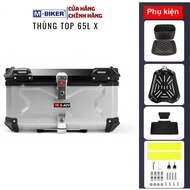 Top 65L Motorcycle Storage Box 55L Mbiker Aluminum Rear Trunk 45L