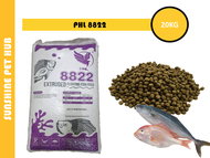 Hong Lee Floating Fish Feed Grower Pellet / Makanan Ikan Pembesaran [8822] 20KG