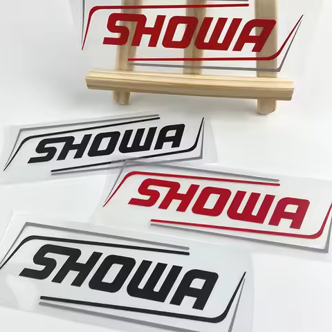 2PCS Motorcycle Fork Stickers Motocross Decals for Showa KYB WP Shocks Cool Vinyl Logo Durable Suspe