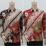 KEMEJA Furing Bird Pattern Batik Shirt For Men