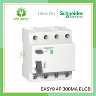 SCHNEIDER #EZ9R66463 EASY9 63A 4P 300MA ELCB