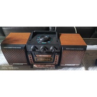 RADIO OLD SCHOOL RADIO/ FLECO FM RADIO SPEAKER/AC/DC/MW/SW1/SW2
