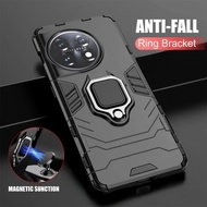 Casing For OnePlus11 OnePlus10T OnePlus 11 10T 10 10R 9RT RT 9R 9 R 8T 8 T Pro 5G Fashion Shockproof Magnetic Car Mount Phone Case Hard Bracket Back Cover with Finger Ring