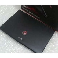 （二手）MSI GL62 Gaming Laptop 15.6″ i7 7700HQ 8G 1TB+128SSD /256SSD GTX1050 4G 90%NEW