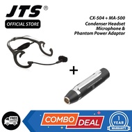 Combo Deal  - JTS CX 504 Headset Microphone + JTS MA 500 Phantom Power